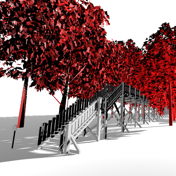 3D canopy promenade simulator (EN)